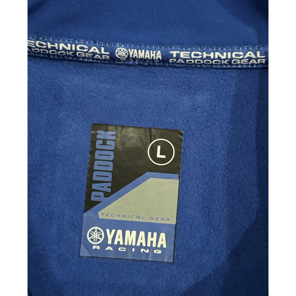 Yamaha Racing Team Paddock Blue Softshell Technical Jacket L Rare - Picture 4 of 7